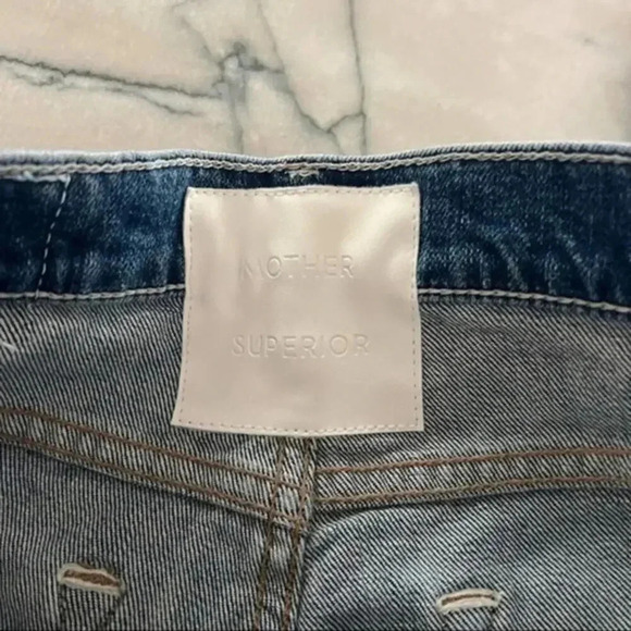 MOTHER embroidered straight-leg jeans Size 26 B451 - Picture 4 of 7